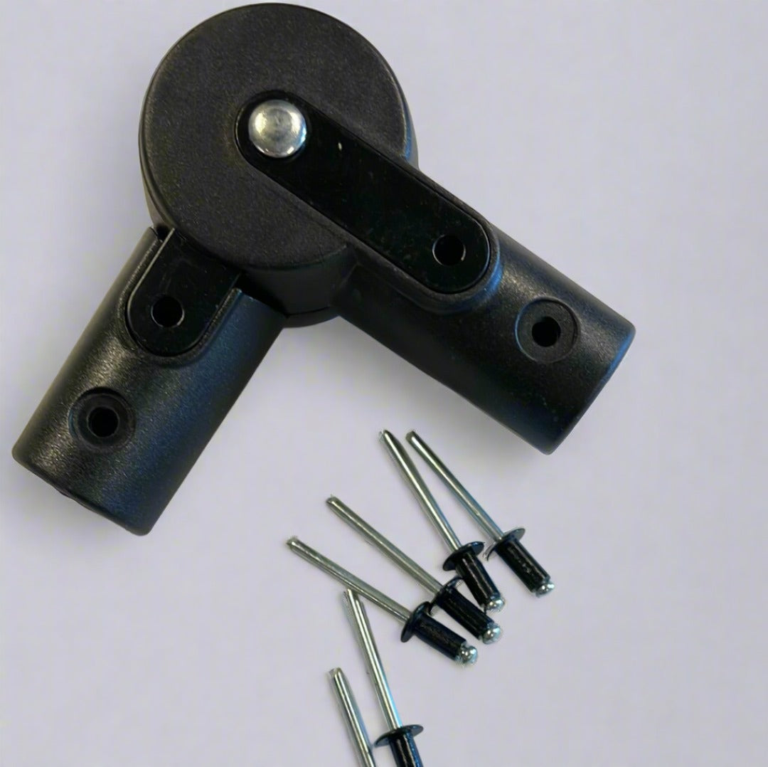 Regulerbar knaek til barnevogn eller klapvogn inkl 6 pop nitter 20mm