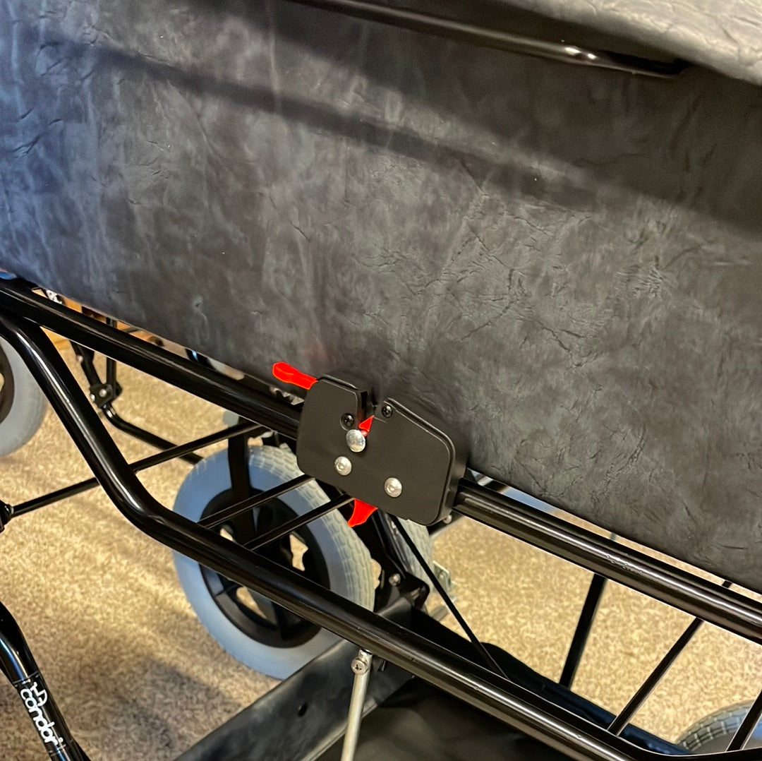 Lase kassetter til barnevognskasse saet m 2 stk hojre og ventre