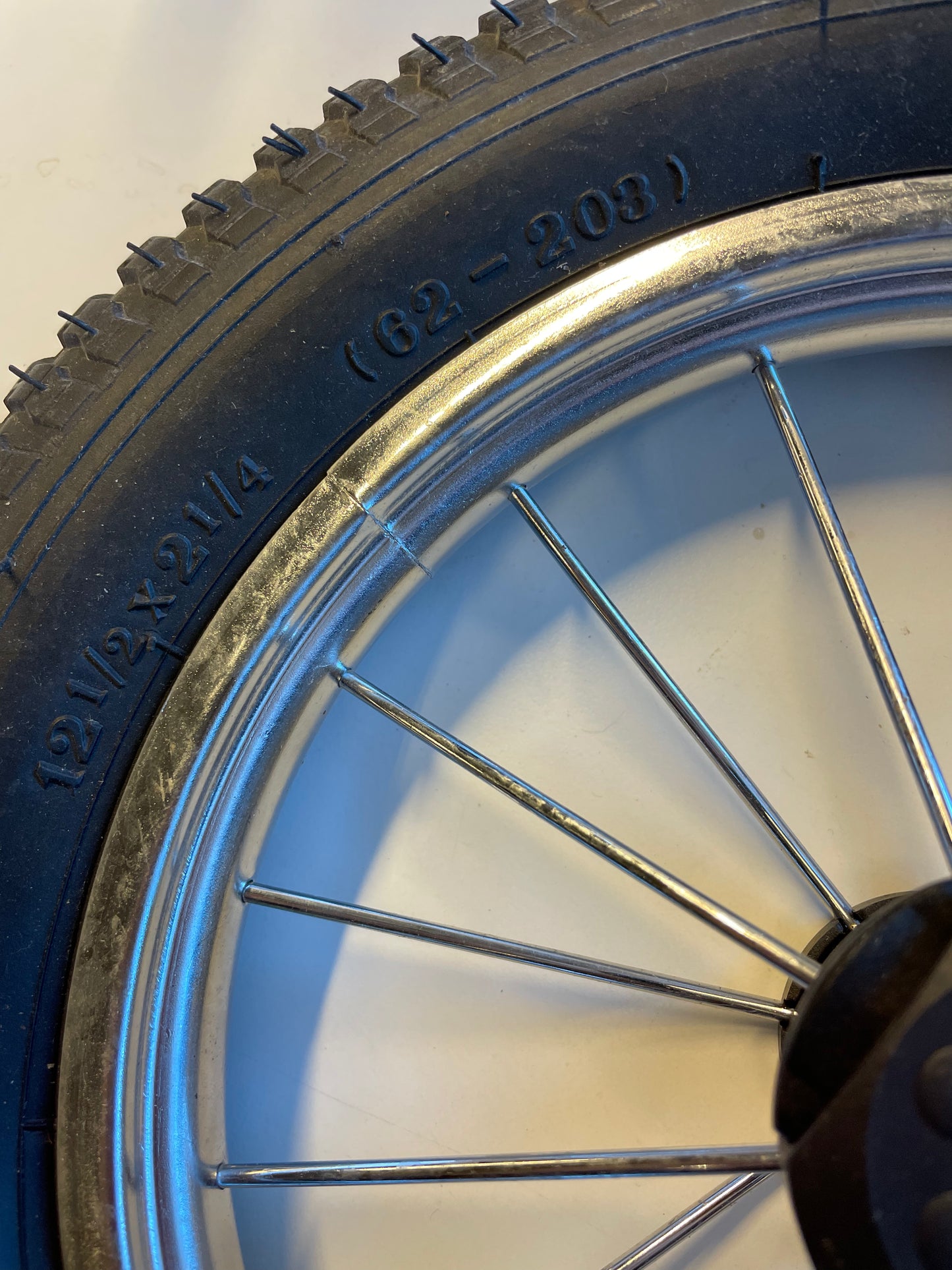 12 1 2 lufthjul til barnevogn klapvogn