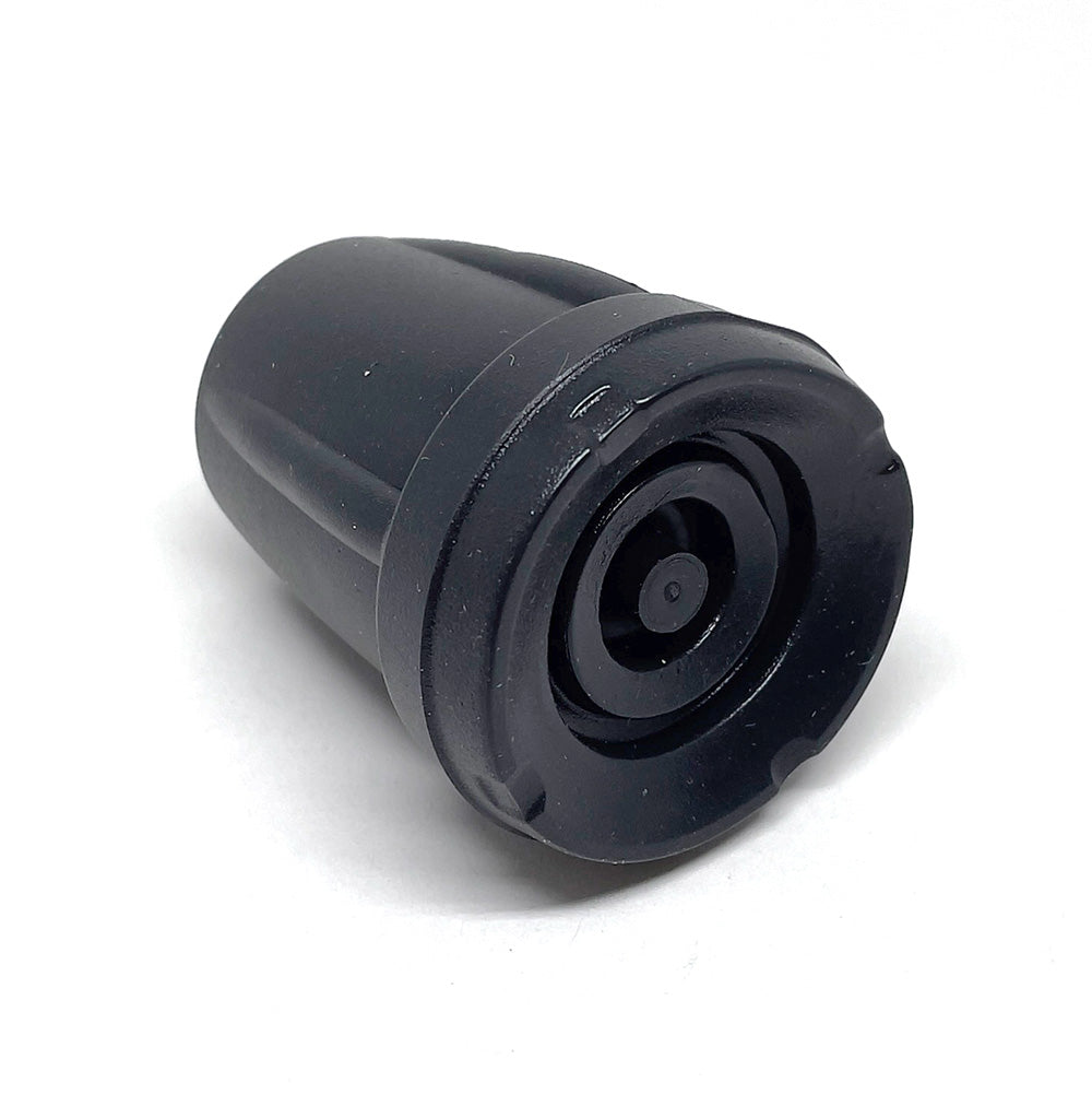 Skridsikker endeprop | 19/20mm | Sort