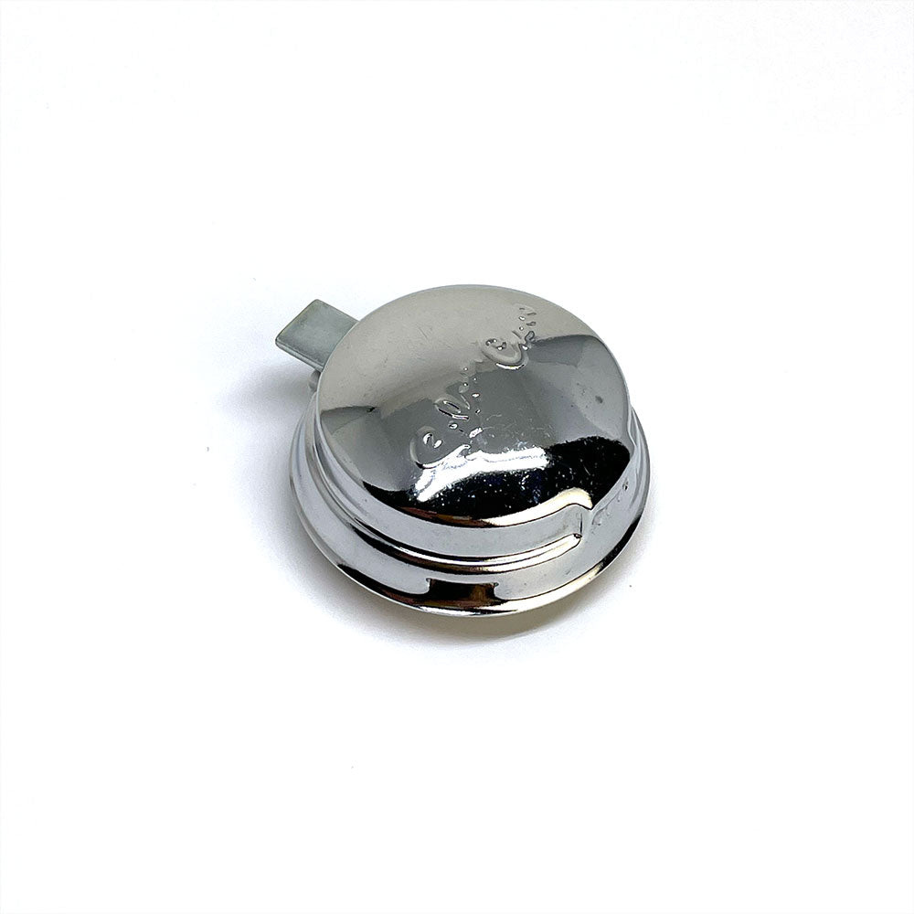 Hjulkapsler med lås til Silver Cross | Med Logo | 11mm | Krom