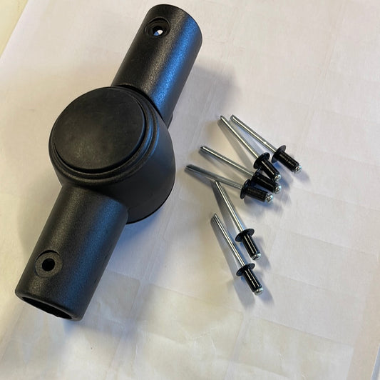 Regulerbar knæk til barnevogn eller klapvogn inkl. 6 pop-nitter | 20mm